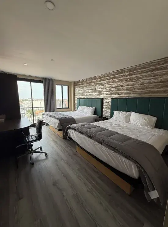 Superior Double Room with two queen beds at Skylux Hotel